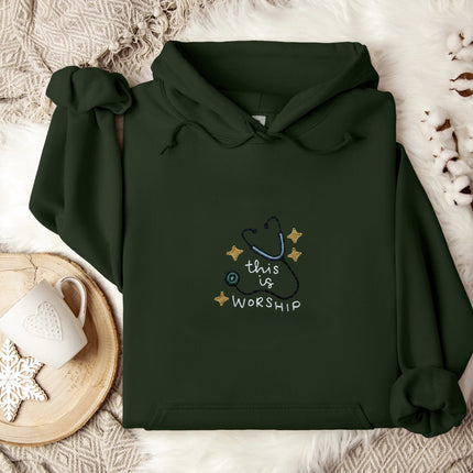 This Is Worship Embroidered Hoodie