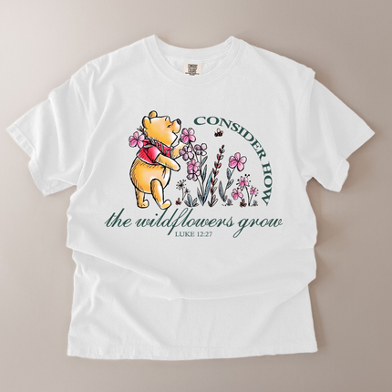 Comfort Colors Consider How The Wildflowers Grow T-Shirt
