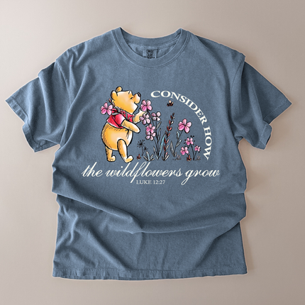 Comfort Colors Consider How The Wildflowers Grow T-Shirt