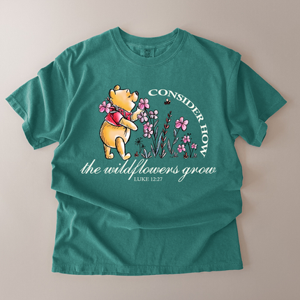 Comfort Colors Consider How The Wildflowers Grow T-Shirt