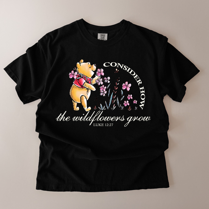 Comfort Colors Consider How The Wildflowers Grow T-Shirt