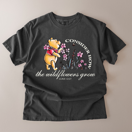Comfort Colors Consider How The Wildflowers Grow T-Shirt