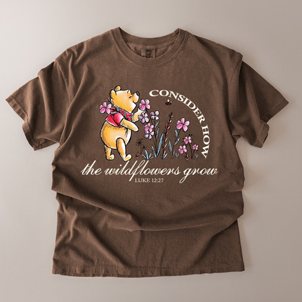 Comfort Colors Consider How The Wildflowers Grow T-Shirt