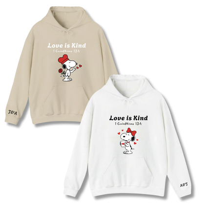 Love is Kind Hoodie - Snoopy