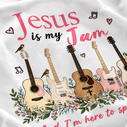 Comfort Colors Jesus Is My Jam Guitars T-Shirt