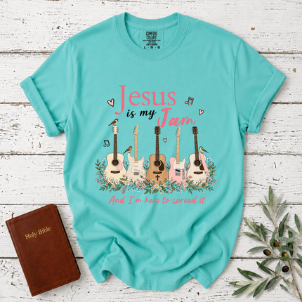 Comfort Colors Jesus Is My Jam Guitars T-Shirt