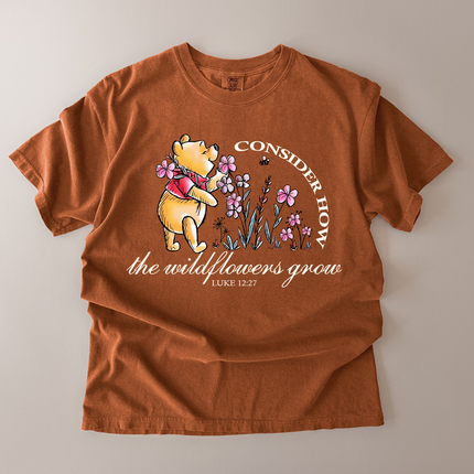 Comfort Colors Consider How The Wildflowers Grow T-Shirt