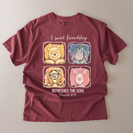 Comfort Colors A Sweet Friendship Refreshes The Soul T-Shirt