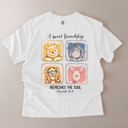 Comfort Colors A Sweet Friendship Refreshes The Soul T-Shirt