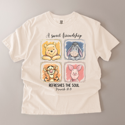 Comfort Colors A Sweet Friendship Refreshes The Soul T-Shirt