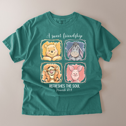 Comfort Colors A Sweet Friendship Refreshes The Soul T-Shirt
