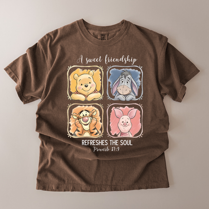 Comfort Colors A Sweet Friendship Refreshes The Soul T-Shirt