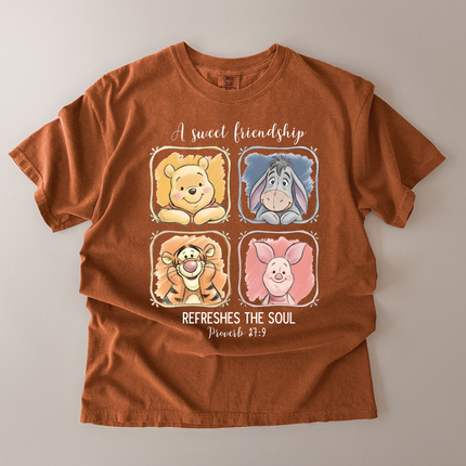 Comfort Colors A Sweet Friendship Refreshes The Soul T-Shirt