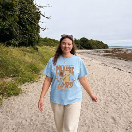 Comfort Colors Till My Last Breath I Will Praise the Lord Christian T-shirt