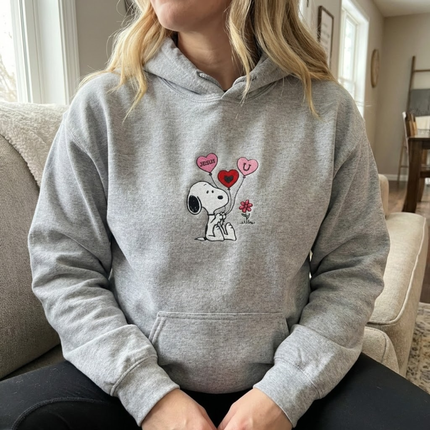 Jesus Loves You Embroidered  Hoodie