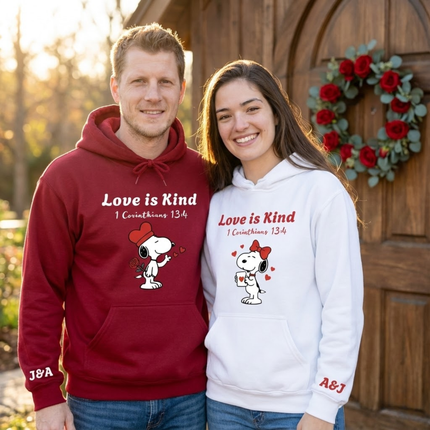 Love is Kind Hoodie - Snoopy