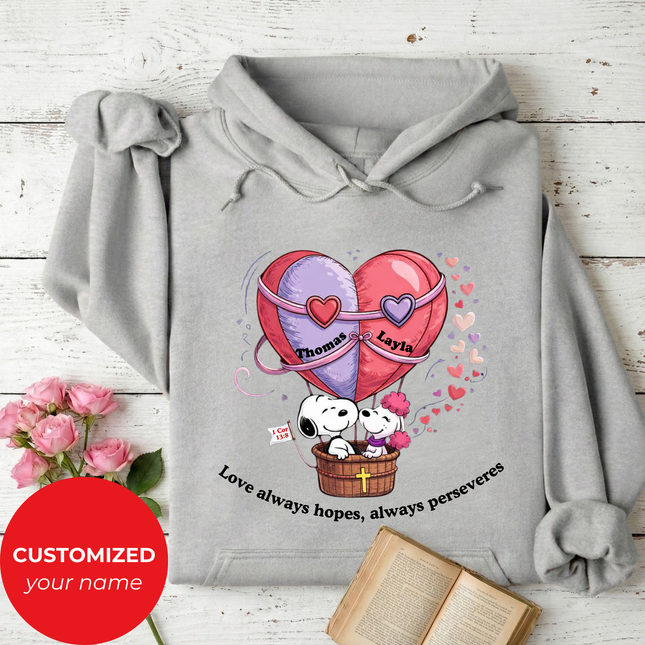 Love always hopes always perseveres Hoodie