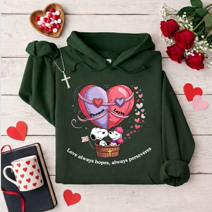 Love always hopes always perseveres Hoodie