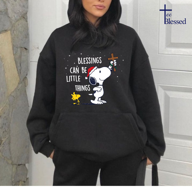 Blessings Can Be Little Things Snoopy Hoodie