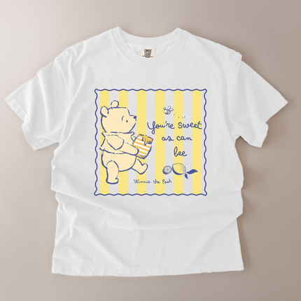 Comfort Colors You're Sweet As Can Bee Pooh T-Shirt