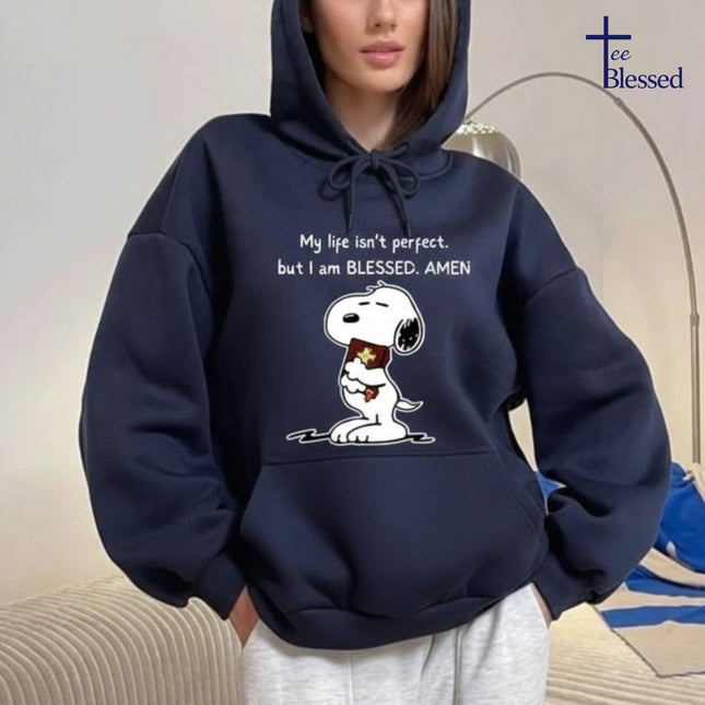 I Am Blessed Amen Snoopy Hoodie