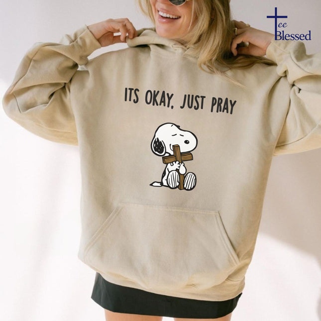 It's Okay, Just Pray Gildan Hoodie