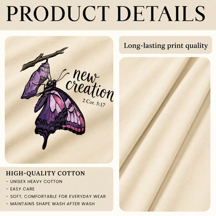 Comfort Colors New Creation Butterfly T-Shirt
