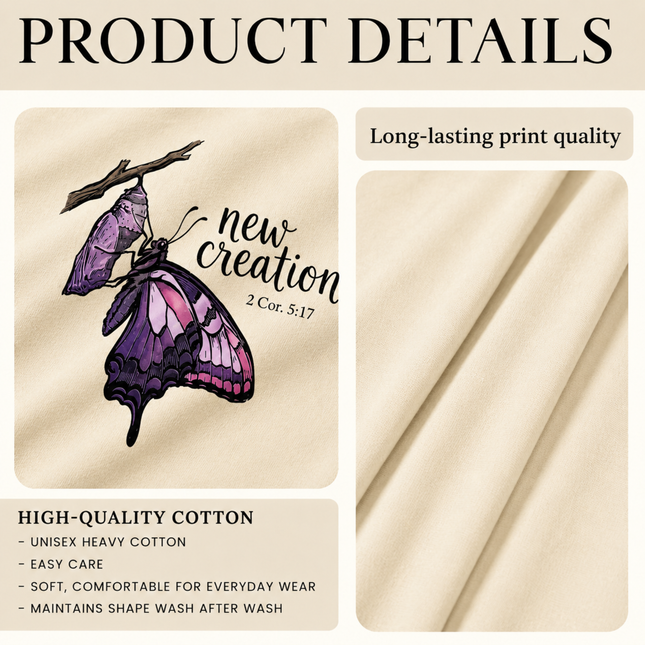 Comfort Colors New Creation Butterfly T-Shirt