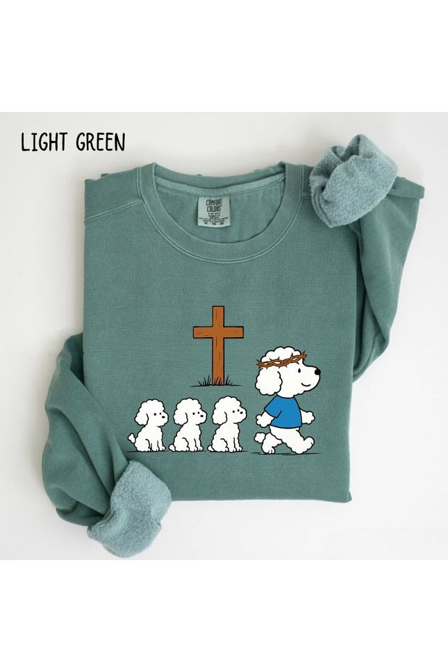 Comfort Colors Follow Jesus Sweatshirt