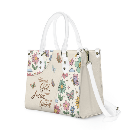 Blessed Loved Led Leather Handbag