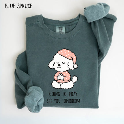 Comfort Colors Pray with Me Christian Sweatshirt