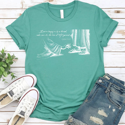 Comfort Colors Hem of His Garment Bible Verse Tee