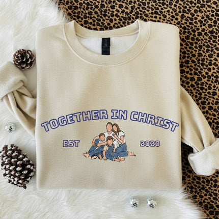 Together In Christ Embroidered Sweatshirt