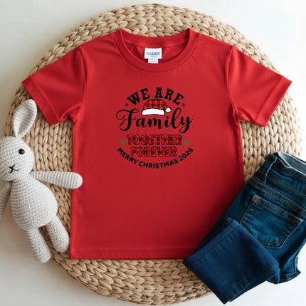 We are family Christmas T-Shirt for Kids