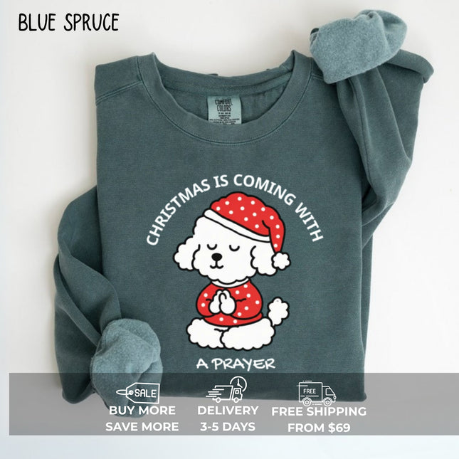 Comfort Colors Christmas is Coming Sweatshirt