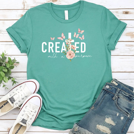 Comfort Colors “Created with Purpose” Graphic Tee