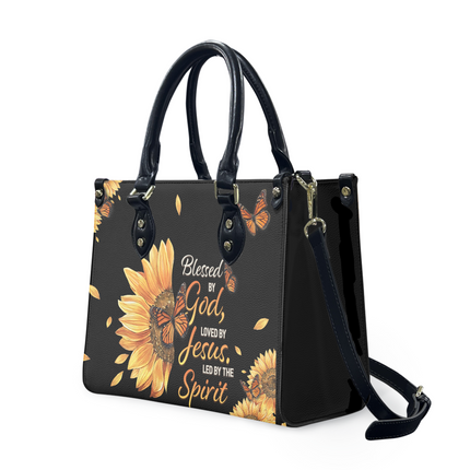 Led by the Spirit Leather Handbag