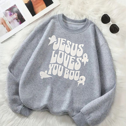 Jesus Loves You Boo Sweatshirt