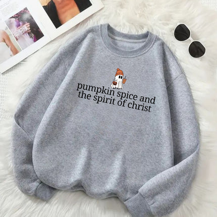 Pumpkin Spice and the Spirit of Christ Sweatshirt