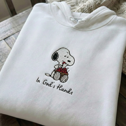 In God's Hand Embroidered Hoodie