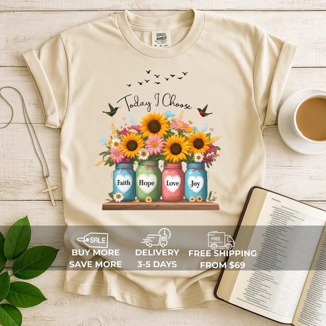Comfort Color "Today I Choose" T-shirt