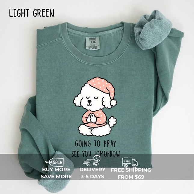 Comfort Colors Pray with Me Christian Sweatshirt