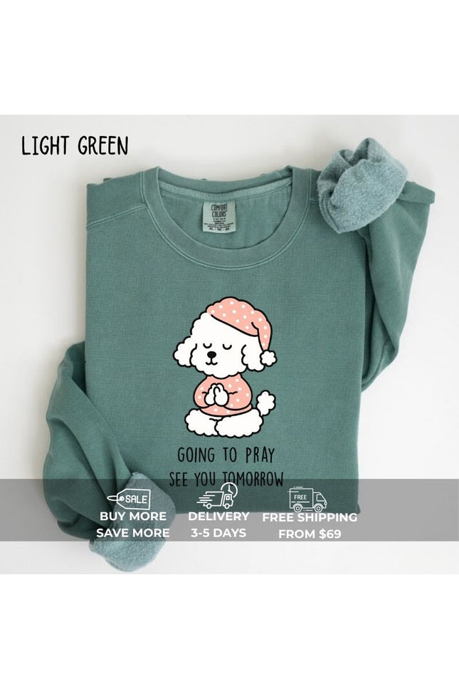 Comfort Colors Pray with Me Christian Sweatshirt