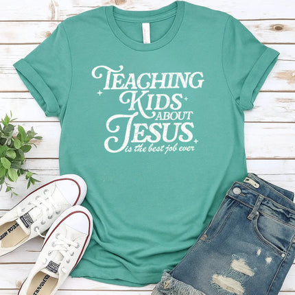 Comfort Colors Teaching Kids About Jesus Graphic Tee