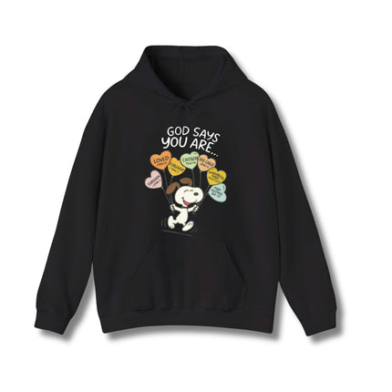 God says Gildan Hoodie
