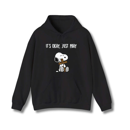 It's Okay, Just Pray Cute Dog Gildan Hoodie