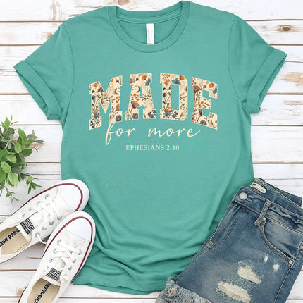 Comfort Colors Made For More Christian Graphic Tee
