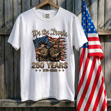 Comfort Colors We The People 250 Years 1776-2026 T-Shirt