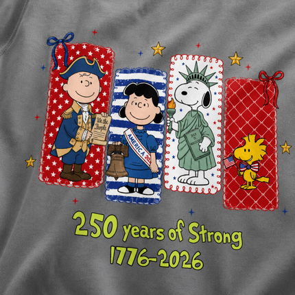 Comfort Colors 250 Years of Strong Historical Patriotic Friends T-Shirt