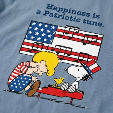Comfort Colors Happiness is a Patriotic Tune Music Lover T-Shirt